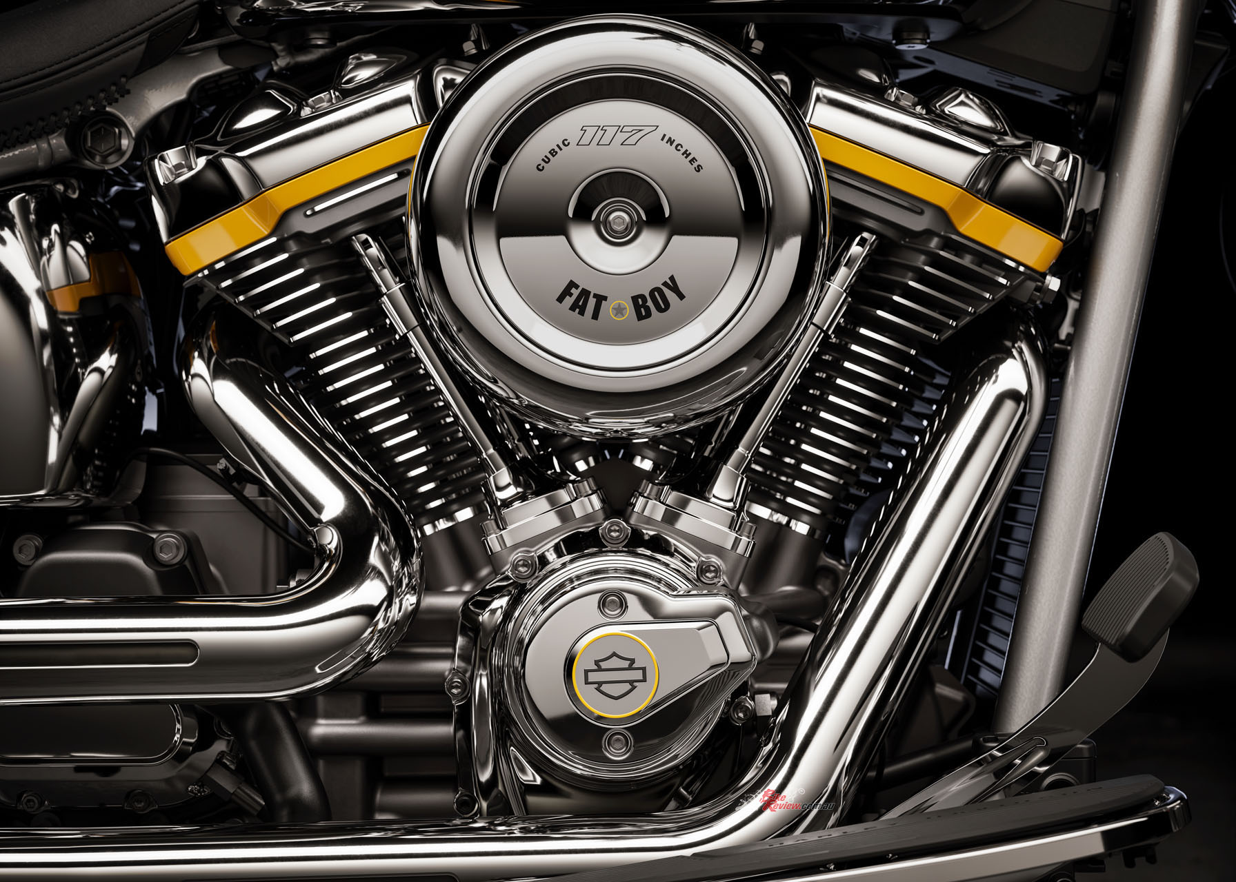 "Producing 101 horsepower (75kW) and 122 lb-ft (171Nm) of torque, it offers a 7 per cent increase in horsepower and 3 per cent more torque over the 114ci V-twin."
