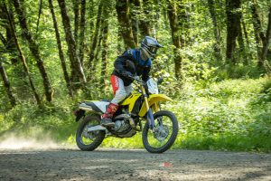 "I spent a healthy portion of my time on the bike riding with traction control and ABS shut off. "