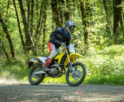 "I spent a healthy portion of my time on the bike riding with traction control and ABS shut off. "