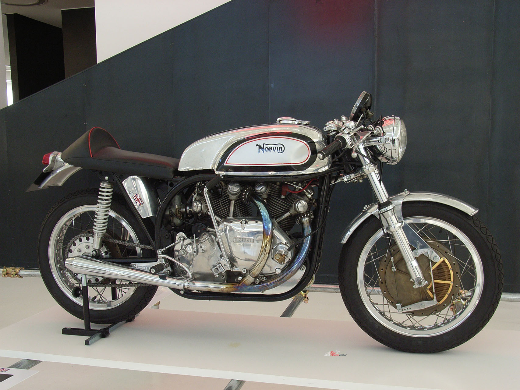 stamp of Arturo’s genius.6 The combination of a Vincent engine with a Norton frame produces a Norvin, but no two are the same.