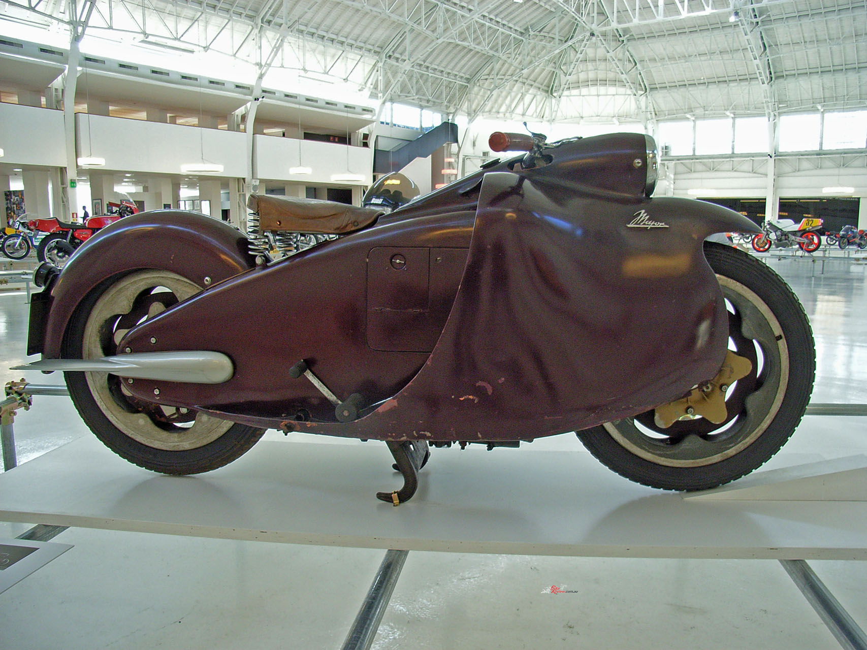 The world’s only Moto Major will never win any beauty contests, but it’s fascinating once you start looking at it.