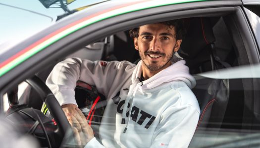 Pecco Bagnaia Gets Behind the Wheel of Lamborghini’s Wild New Temerario HPEV