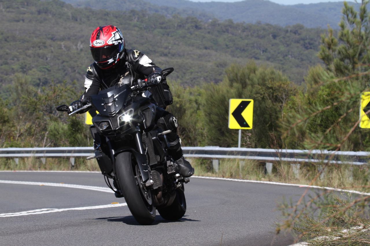 "The stiffer carcass definitely helps here — there was zero wallowing from the rear, even when pushing very fast on rougher highway stretches"...