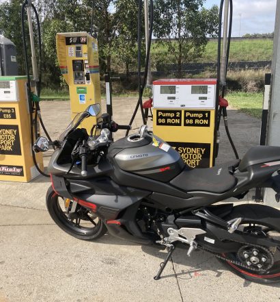 Fuel capacity is 14L, giving decent range on the road, though the bike was very thirsty on track. You’ll be filling up more often if you’re doing extended track sessions.