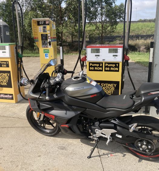 Fuel capacity is 14L, giving decent range on the road, though the bike was very thirsty on track. You’ll be filling up more often if you’re doing extended track sessions.