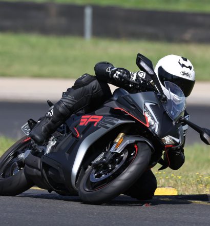 The CST ADRENO HS tyres were a pleasant surprise, offering plenty of grip and fast warm-up times on the track, but they did wear quickly.