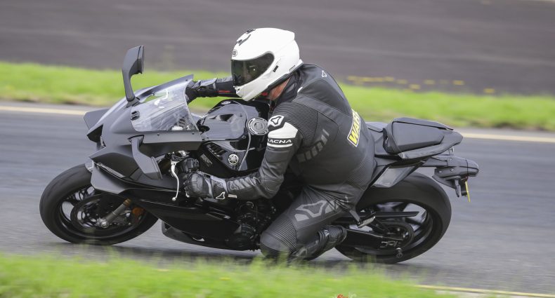 "The best way I can describe it is that it felt like riding a big R3 with grunt. That same nimble, flickable feel, but with the torque-rich triple engine launching you out of corners with authority"...