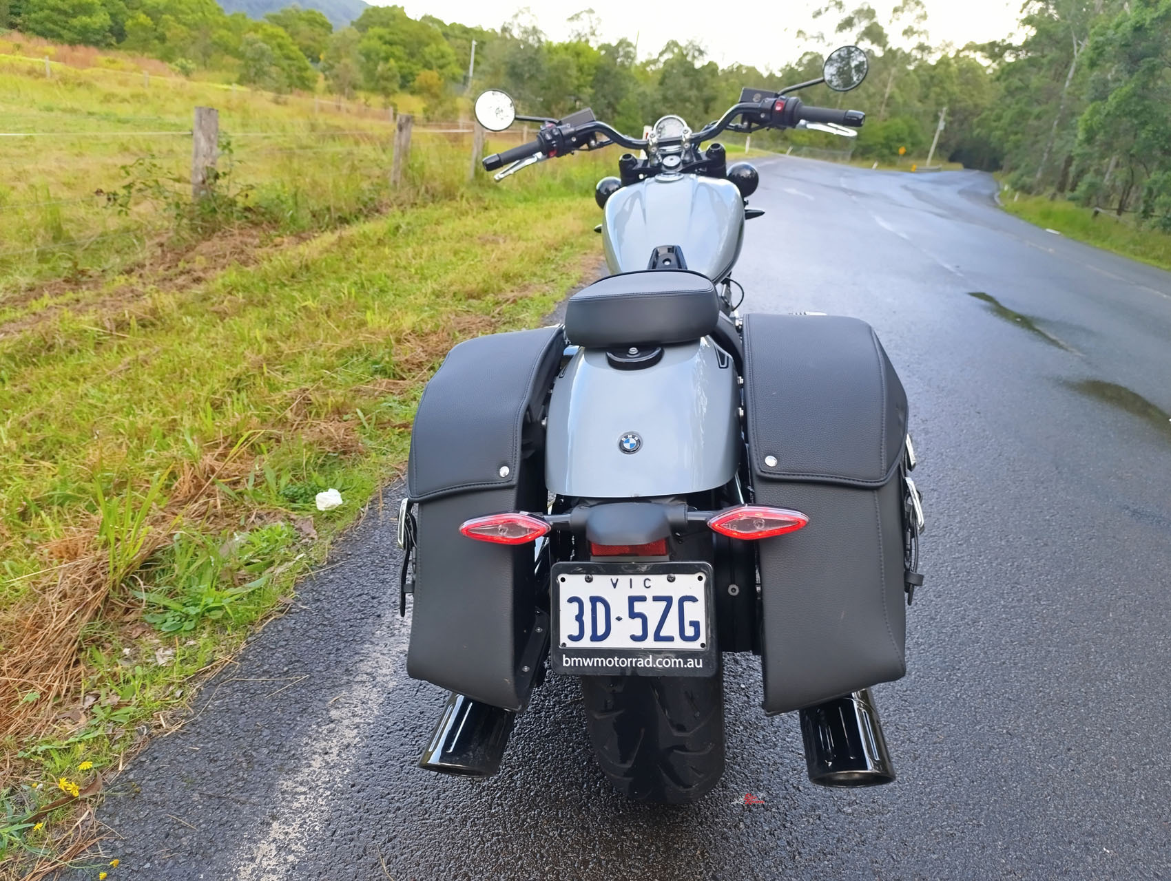 "The sound coming from the Boxer-twin is pretty decent for a stock bike and as you can probably imagine"...