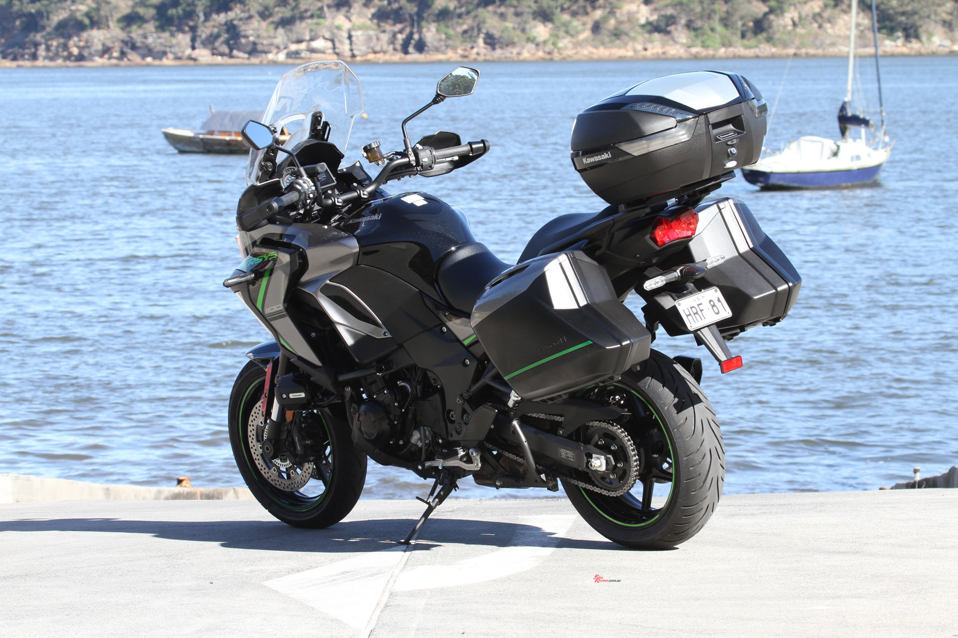 It's an imposing machine from any angle, but once on the move the Versys 1100 S is well balanced and relatively easy to ride.