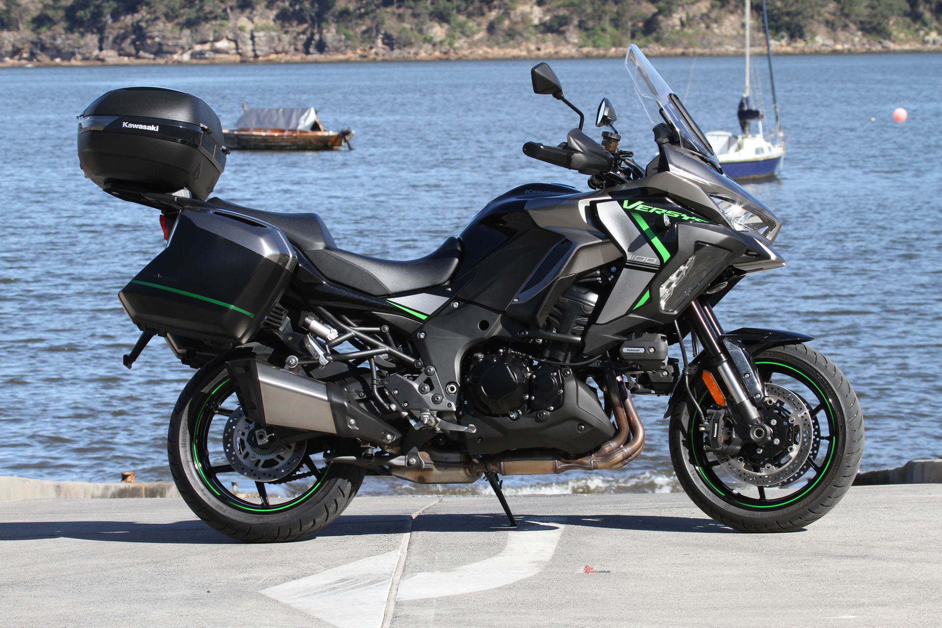 At 1530mm tall, with a seat height of 840mm and 2270mm long, the 1100 S is a huge bike.