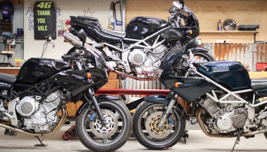 Staff Bikes | Kel’s Project TRX850 Part 1 – three-into-one