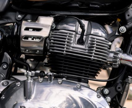 The 648cc parallel twin is familiar Royal Enfield hardware, but gives the Bullet a stronger, more relaxed feel than the old single.