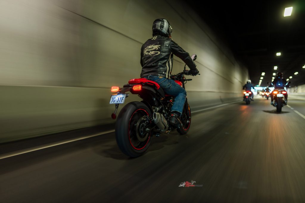 The Apex keeps the Guerrilla’s everyday 452cc single, but wraps it in a sharper road-focused package.