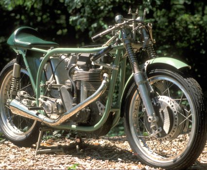 Stripped of its fairing, Beart’s meticulous weight-saving philosophy is laid bare.