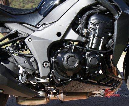 The 1099cc inline four gains capacity and stronger midrange performance.