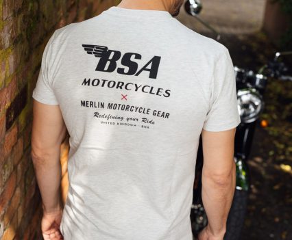 BSA-branded apparel extends the famous winged badge beyond the motorcycles.