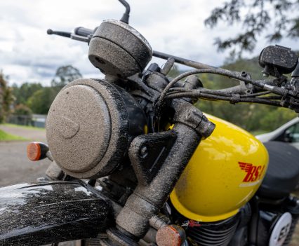The mixed conditions were a great test for the Scrambler.