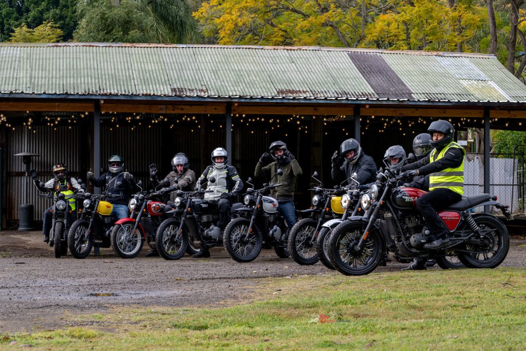 The Sydney launch gave media two full days to sample BSA’s new Australian range in mixed conditions.