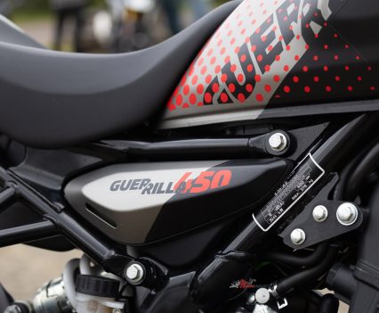 Apex Red and Apex Black are the $8390 entry points to the Guerrilla 450 range.