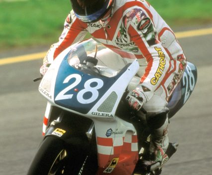 Cathcart found the GFR250 agile and confidence-inspiring through Vallelunga’s tighter sections.