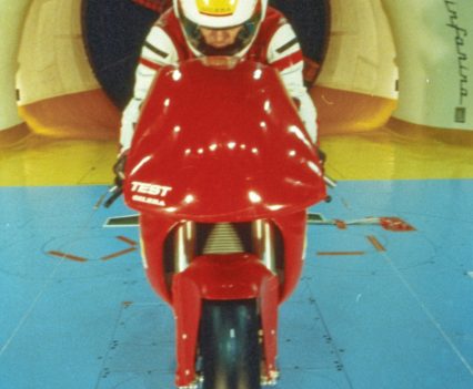 Carlos Lavado in the Pininfarina wind tunnel, where the GFR250’s bodywork was refined.