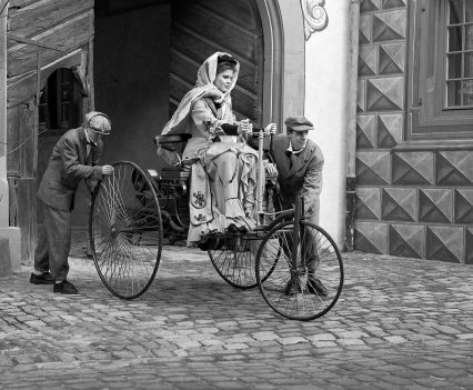 Bertha Benz on that now-famous journey.