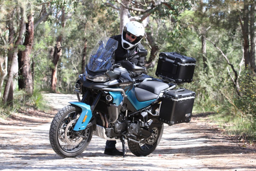 The 800MT-ES is more road-biased than the 800MT-X, but handles gravel roads comfortably.