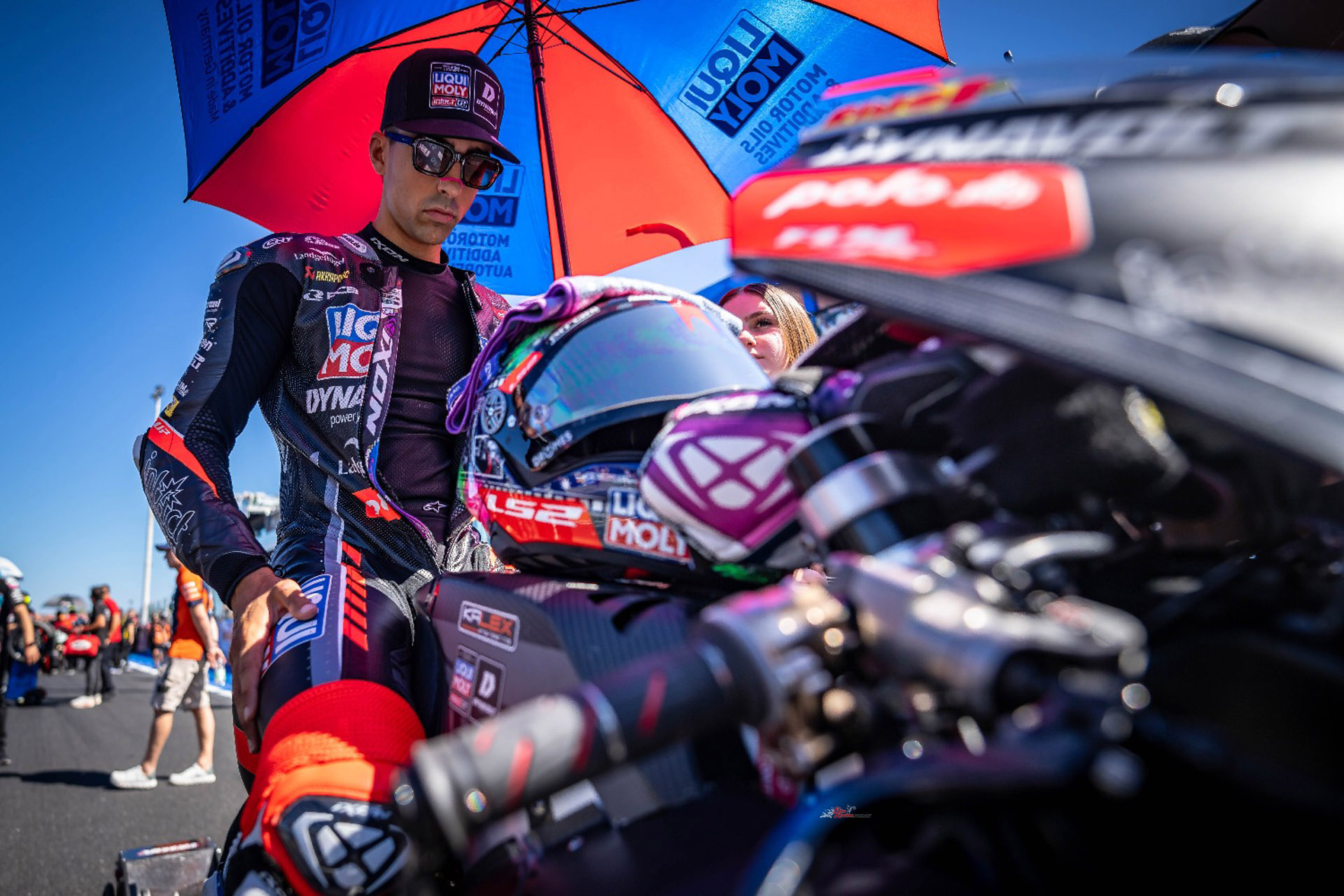 Senna Agius at Moto2 Misano