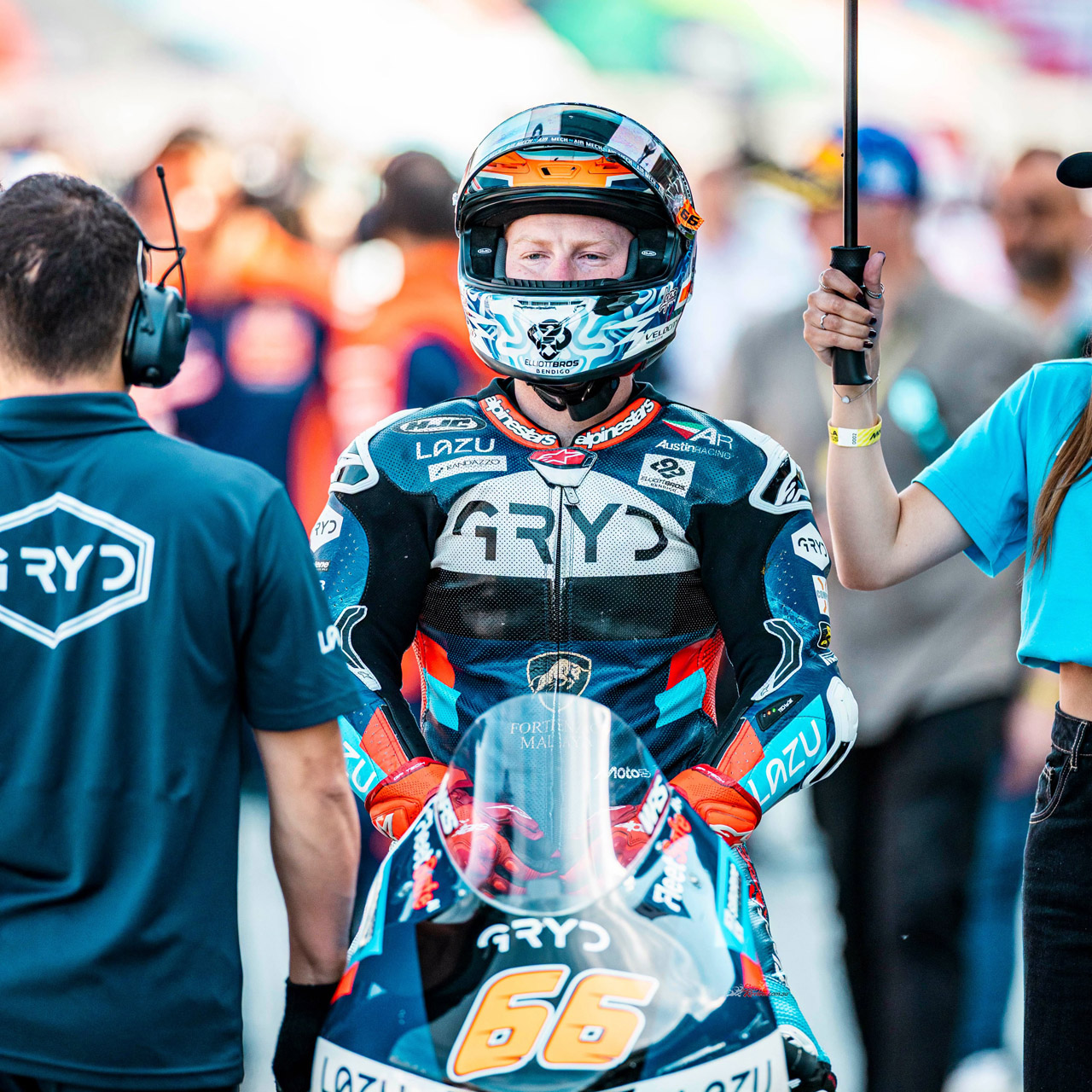 Joel Kelso at Moto3 Austria