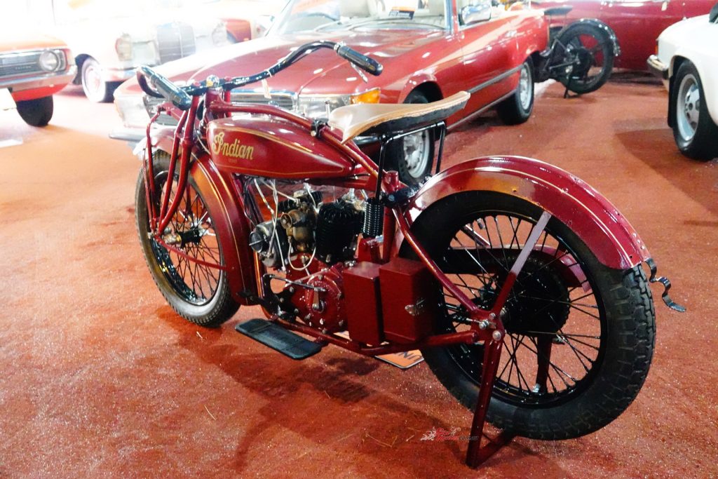 This beautifully presented 1924 Indian Scout fetched $48,000, making it one of the auction’s standout motorcycles.