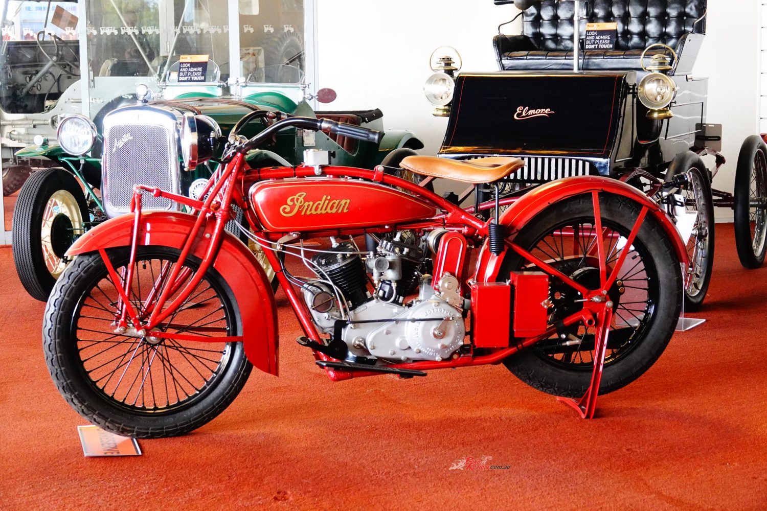 The 1928 Indian Scout sold for $70k.