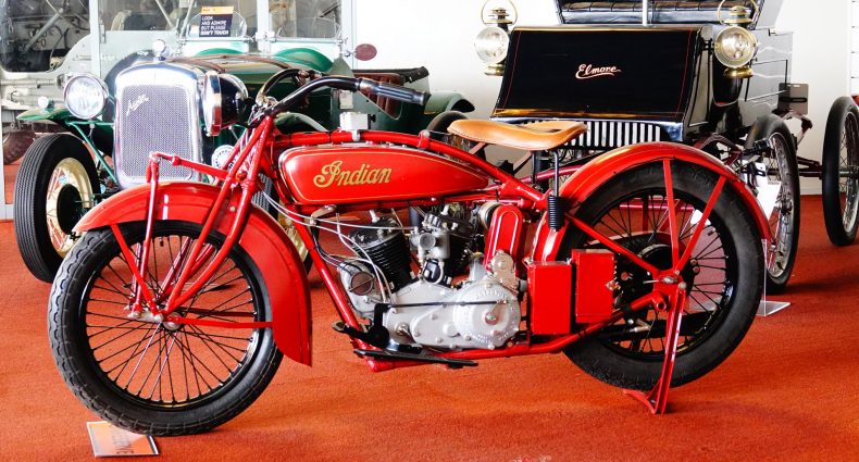 The 1928 Indian Scout sold for $70k.