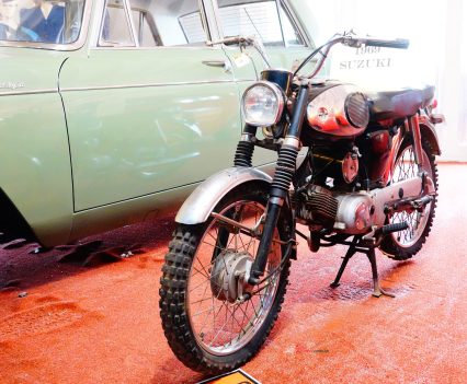 This rotary-valve Suzuki A80 went for a steal at $1550.