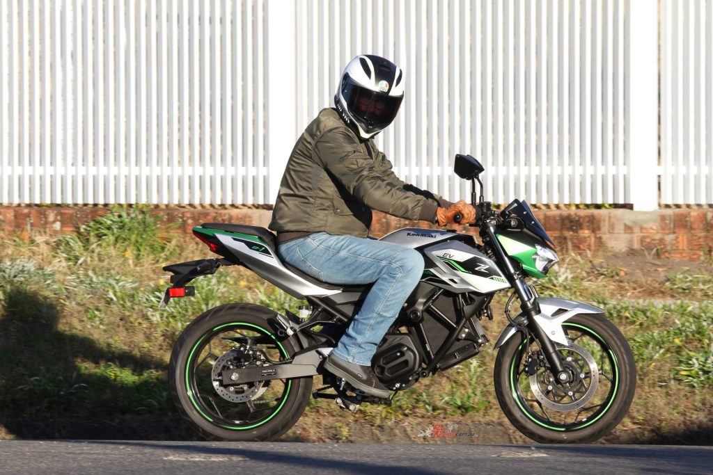 Kawasaki’s Ergo-Fit system offers adjustable components to tailor the riding position.