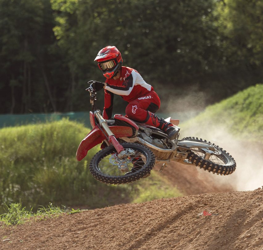 Ducati Desmo450 MX motocross bike