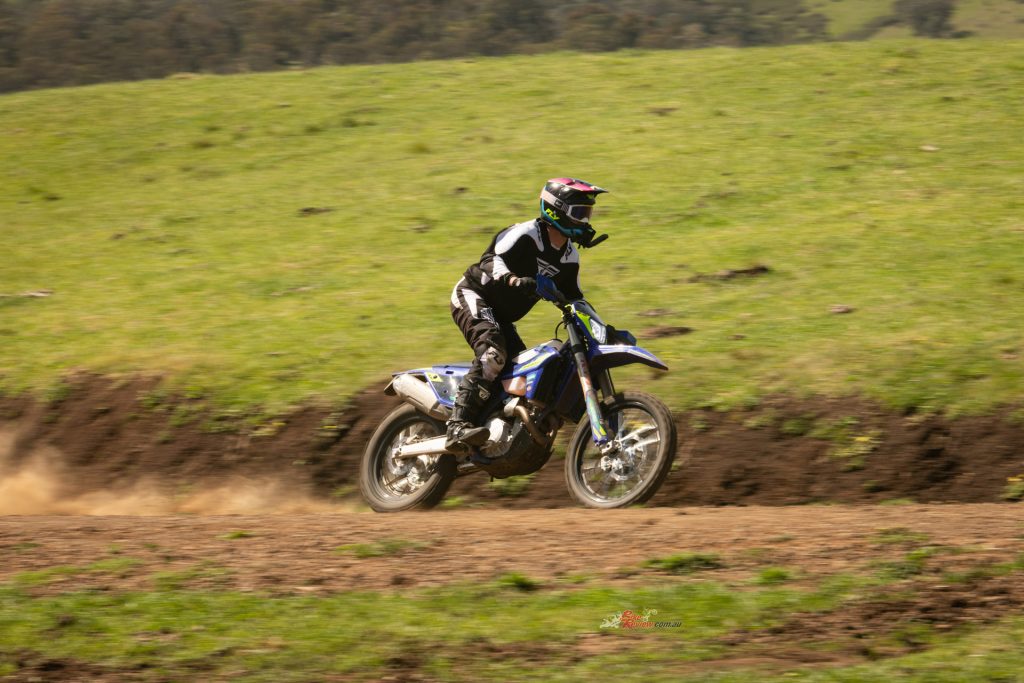 The 300SEF combines responsive four-stroke power with impressive agility on the trails.